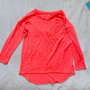 neon pink long sleeve old navy